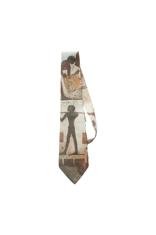 Ancient Fresco Print Tie