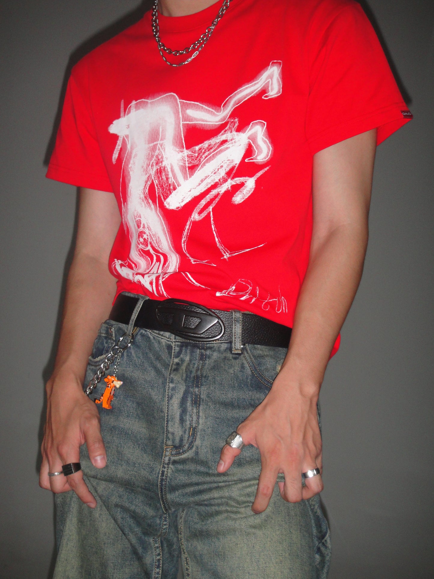 short sleeve t-shirt Red