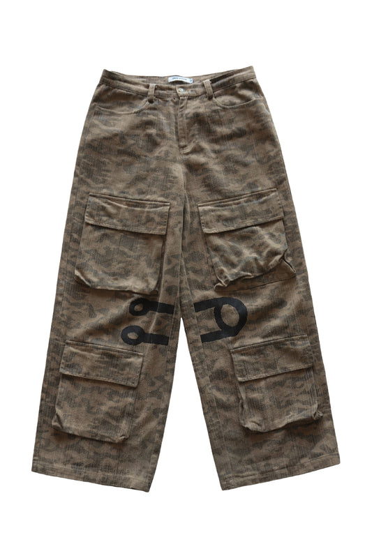 Camo Cargo Pants – Stencil Print